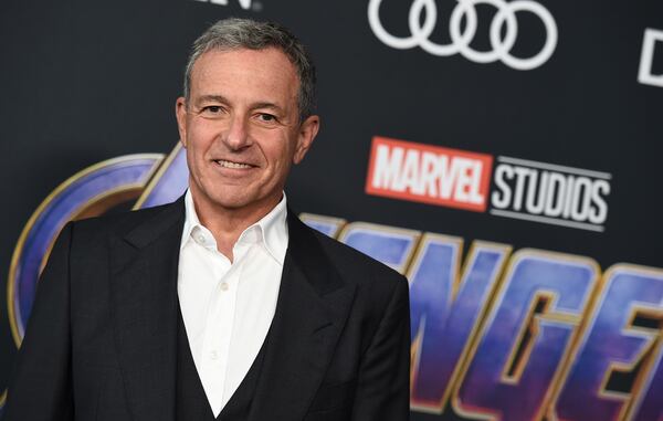 FILE - Disney CEO Bob Iger arrives at the premiere of "Avengers: Endgame" at the Los Angeles Convention Center on Monday, April 22, 2019. (Photo by Jordan Strauss/Invision/AP, File)