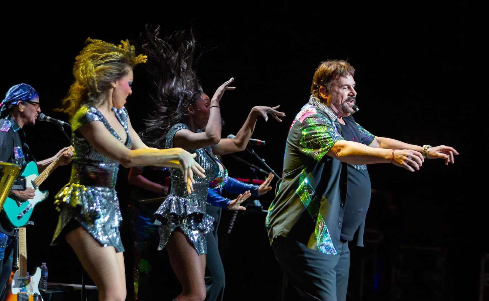 KC and the Sunshine Band perform as the special guests on the B-52s farewell tour at the Fox Theatre on Friday, January 6, 2022. (Photo: Ryan Fleisher for The Atlanta Journal-Constitution)  