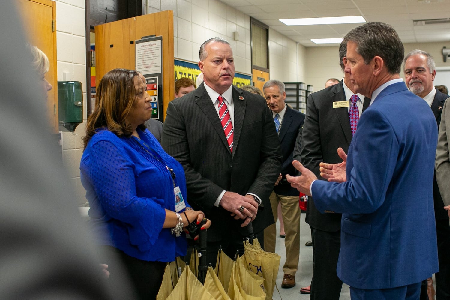 Kemp seeks support for teacher pay raise