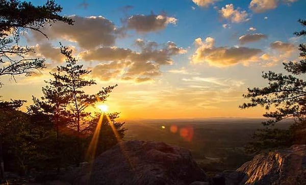 Active types looking for Atlanta date ideas, here you go: Take a hike to the scenic summit at Sawnee Mountain Preserve.