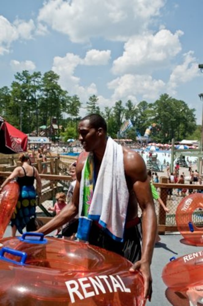 Dwight Howard at Six Flags White Water