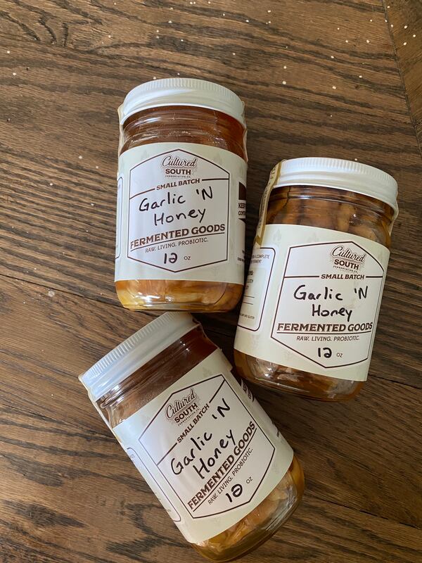 Fermented garlic and honey from Cultured South Fermentation Co. Courtesy of Cultured South