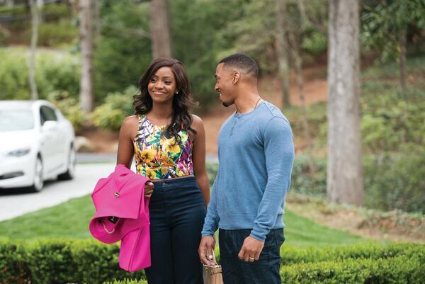 Teyonah Parris (Missy) and RonReaco Lee (Reggie Vaughn) on Survivor's Remorse, season two. CREDIT: Starz