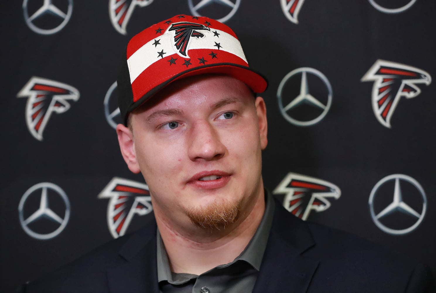 Photos: A look at the Falcons’ two first-round picks