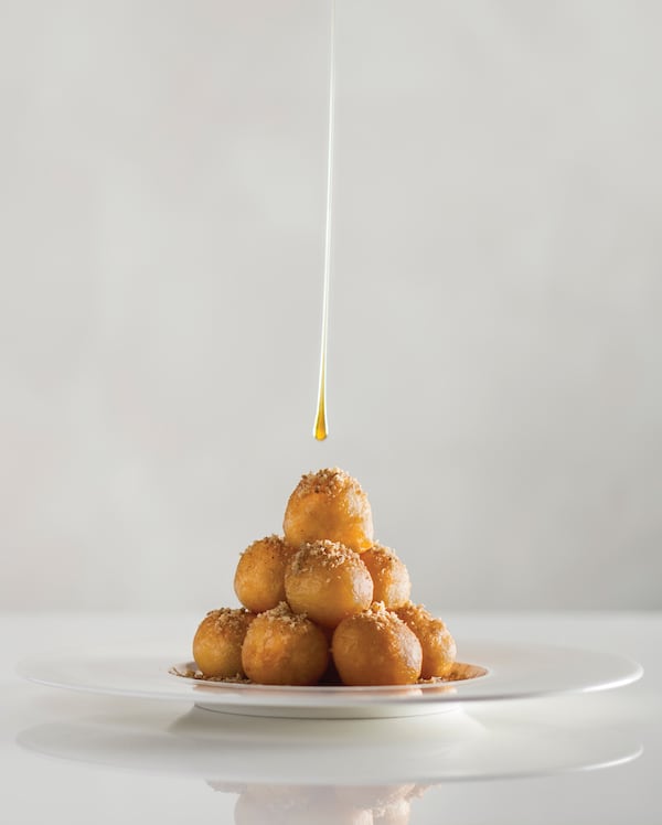 Little Greek Doughnuts are among the dessert recipes in "Modern Greek Cooking." Photo credit: Francesco Tonelli