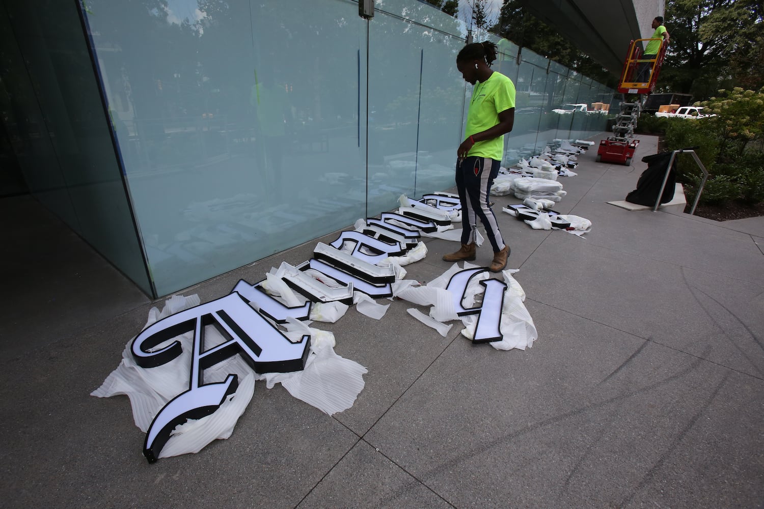 AJC Midtown sign