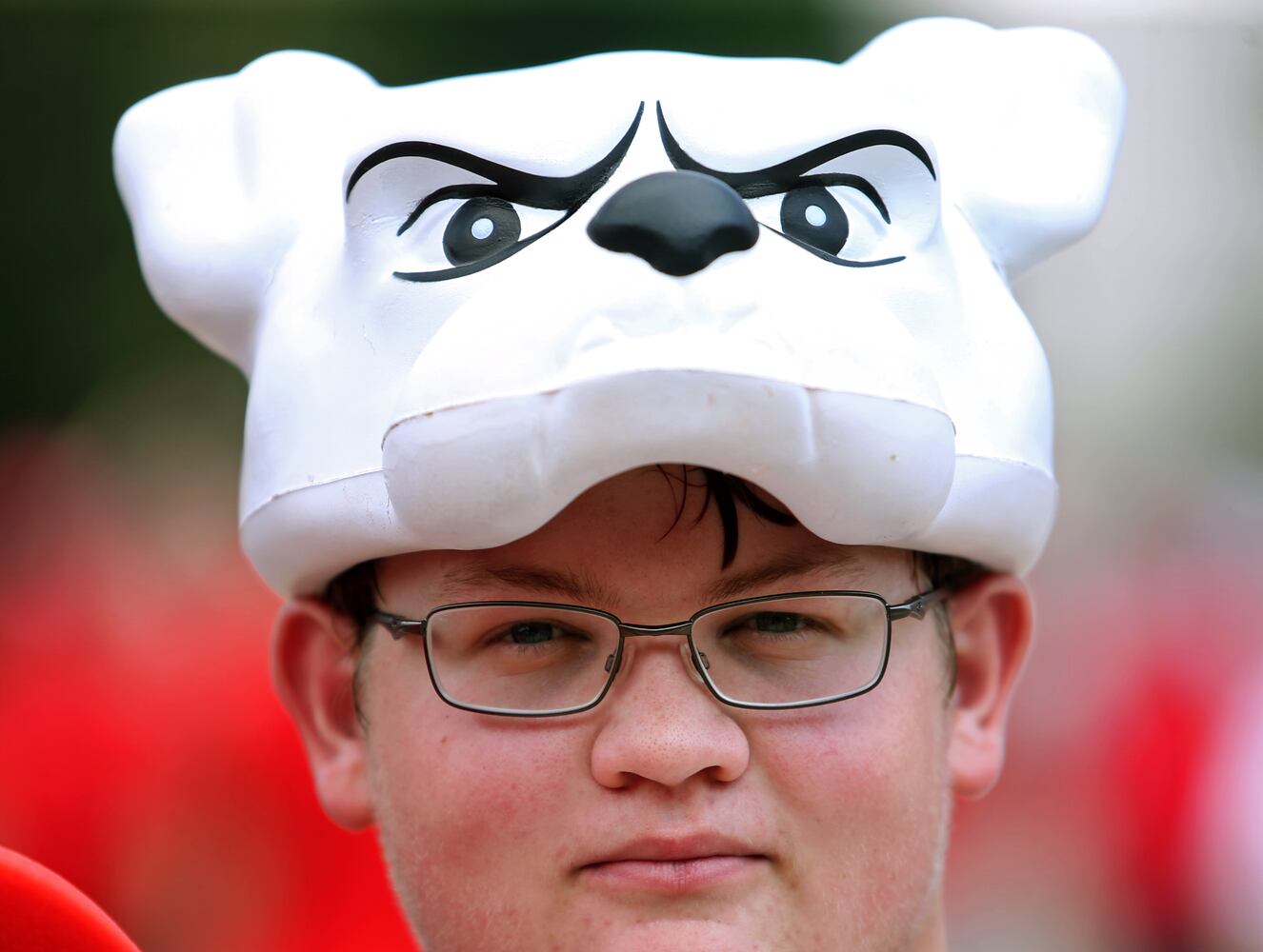 UGA fans gather before the game