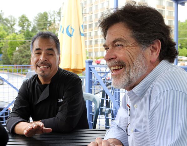 Eddie Hernandez (left) and Mike Klank of Taqueria del Sol are seen in this 2013 shot.  PHIL SKINNER / PSKINNER@AJC.COM