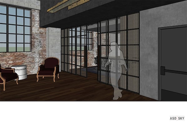  The Roebuck Room at RFD Social / Rendering courtesy of ASD | SKY