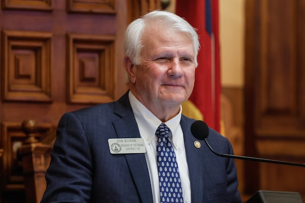 Georgia House Speaker Jon Burns, a Republican from Newington, was renominated to his post.