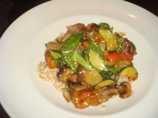 sesame "chicken" (photo credit Monica E.)