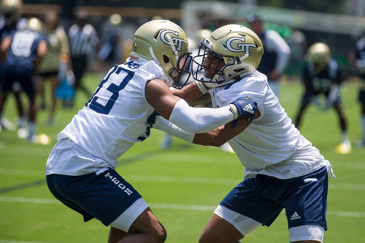 Photos: New coach Geoff Collins has Georgia Tech on the field