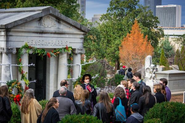 Historic Oakland Cemetery adds some history to the holiday season during the annual Victorian Holiday at Oakland . Visitors can take the Holiday Tour of Eternal Homes, which gives a behind-the-stones look at some of Oakland s magnificent mausoleums.