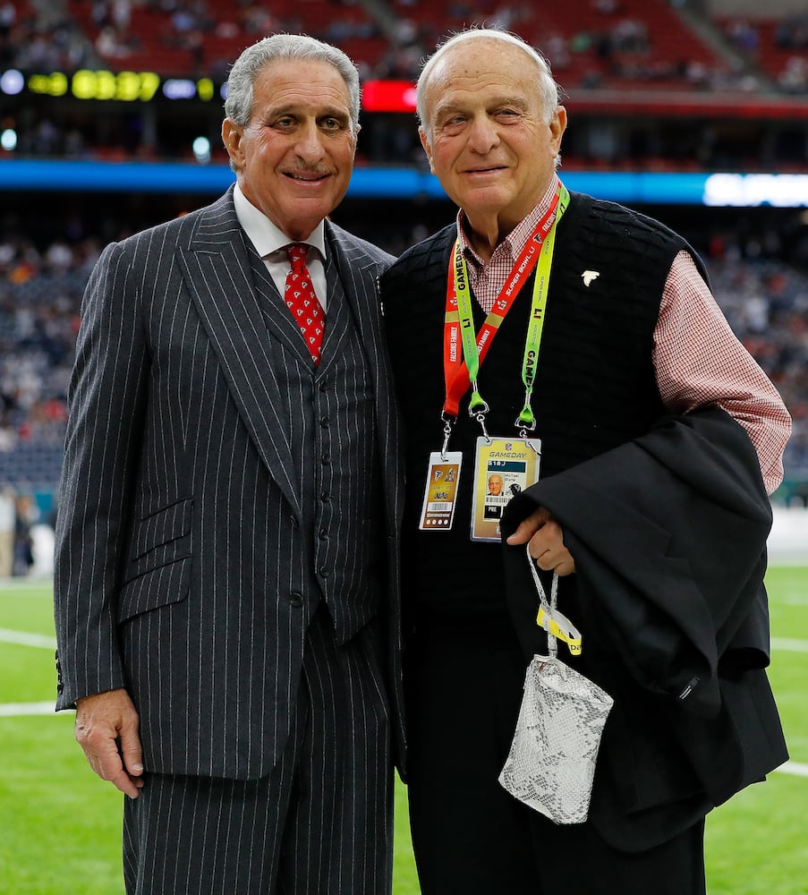 Photos: Arthur Blank and wife at Super Bowl