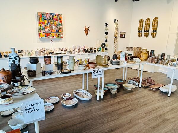 The Signature Contemporary Craft Gallery has its fine crafts discounted from now until the gallery closes on Dec. 21. The closure marks the end of a 62-year legacy in Atlanta. Danielle Charbonneau/For the AJC