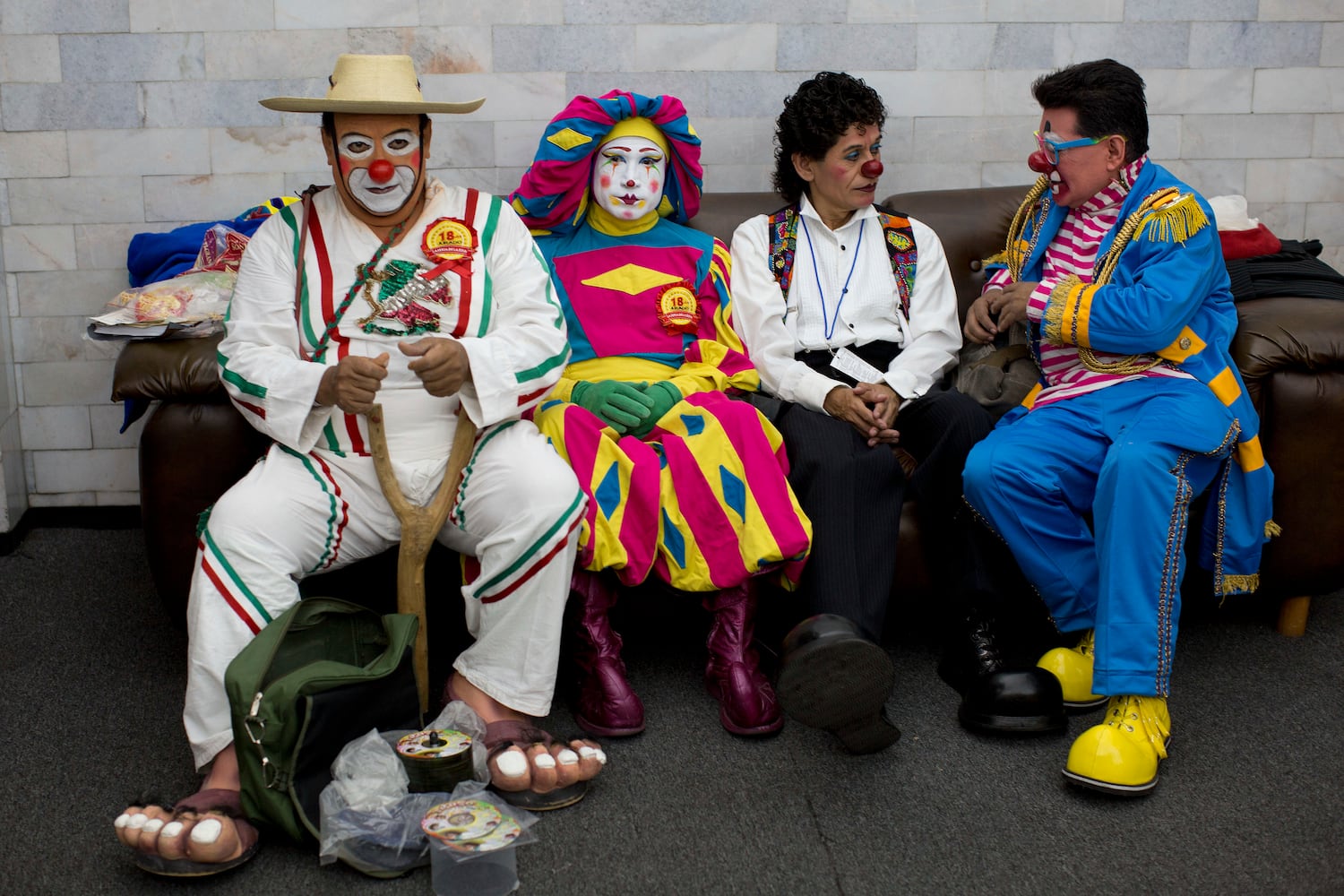 Clowns gather in Mexico City