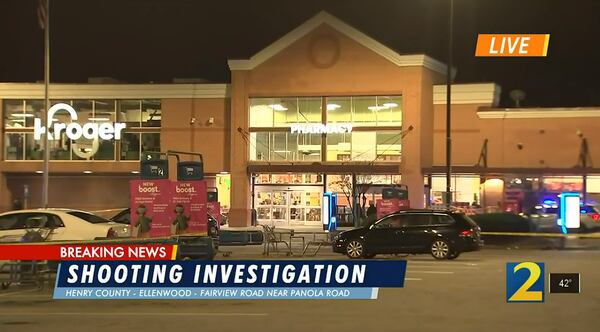 A shooting at a Henry County Kroger left one dead Friday evening, police said.