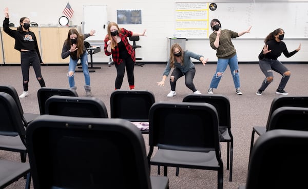 211208-Lawrenceville-Students rehearse for a final musical performance at the new Gwinnett School of the Arts in Lawrenceville on Wednesday, Dec. 8, 2021. Ben Gray for the Atlanta Journal-Constitution