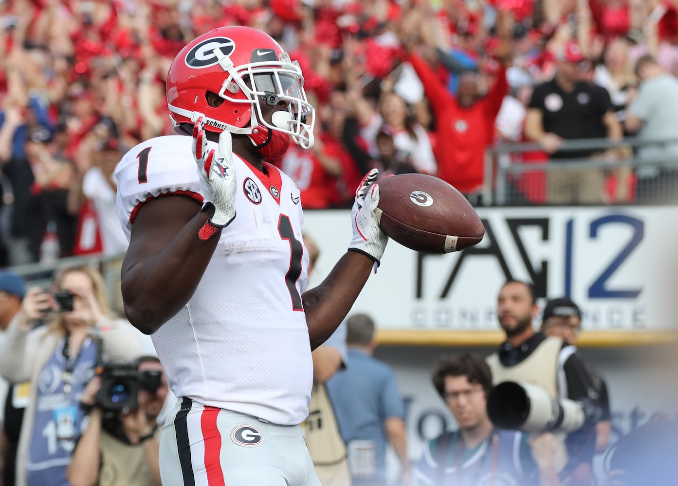 Photos: Bulldogs battle Sooners in Rose Bowl