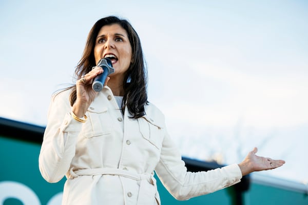 Former United Nations Ambassador and South Carolina Gov. Nikki Haley of South Carolina this week announced is running for president. She is the first Republican to challenge former President Donald Trump campaigns for the party's nomination. (Taylor Glascock/Yhe New York Times)