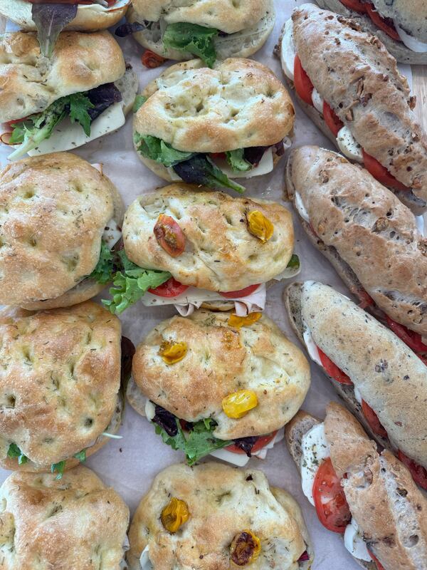 The offerings at Italian bakery Giulia in Peachtree Corners include focaccia sandwiches. / Courtesy of Giulia