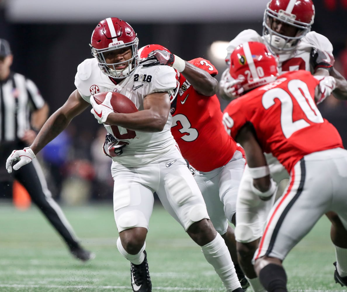 Photos: Bulldogs battle Alabama for national title