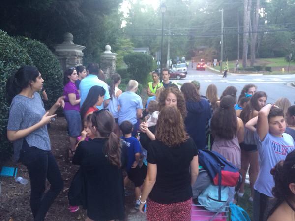 Neighbors watching "Neighbors 2." Photo: Greg Bluestein