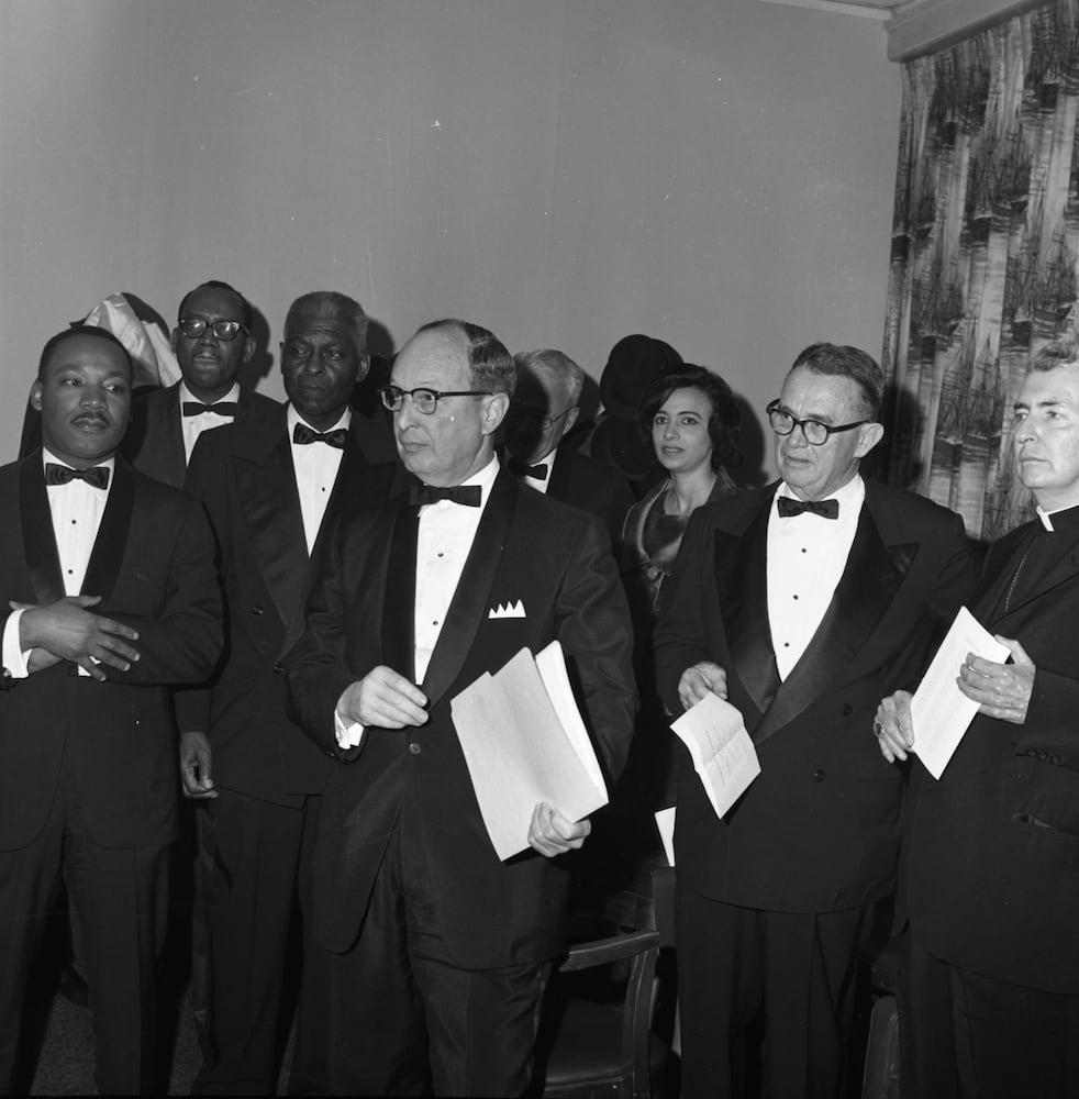 Martin Luther King Jr.'s Nobel Prize dinner, 1965