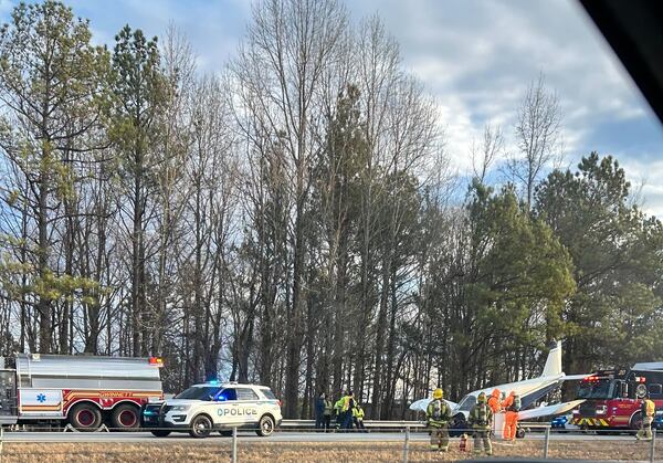 The FAA said the plane is a 1966 single-engine Piper PA-28 Cherokee and had two people on board.