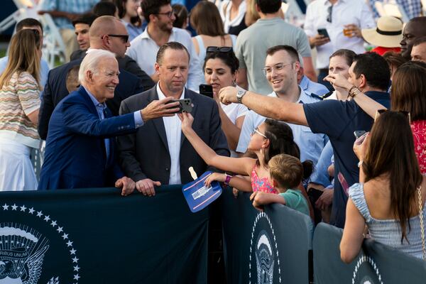 President Joe Biden hosts the annual congressional picnic at the White House today. The photo is from the 2023 event.
                        