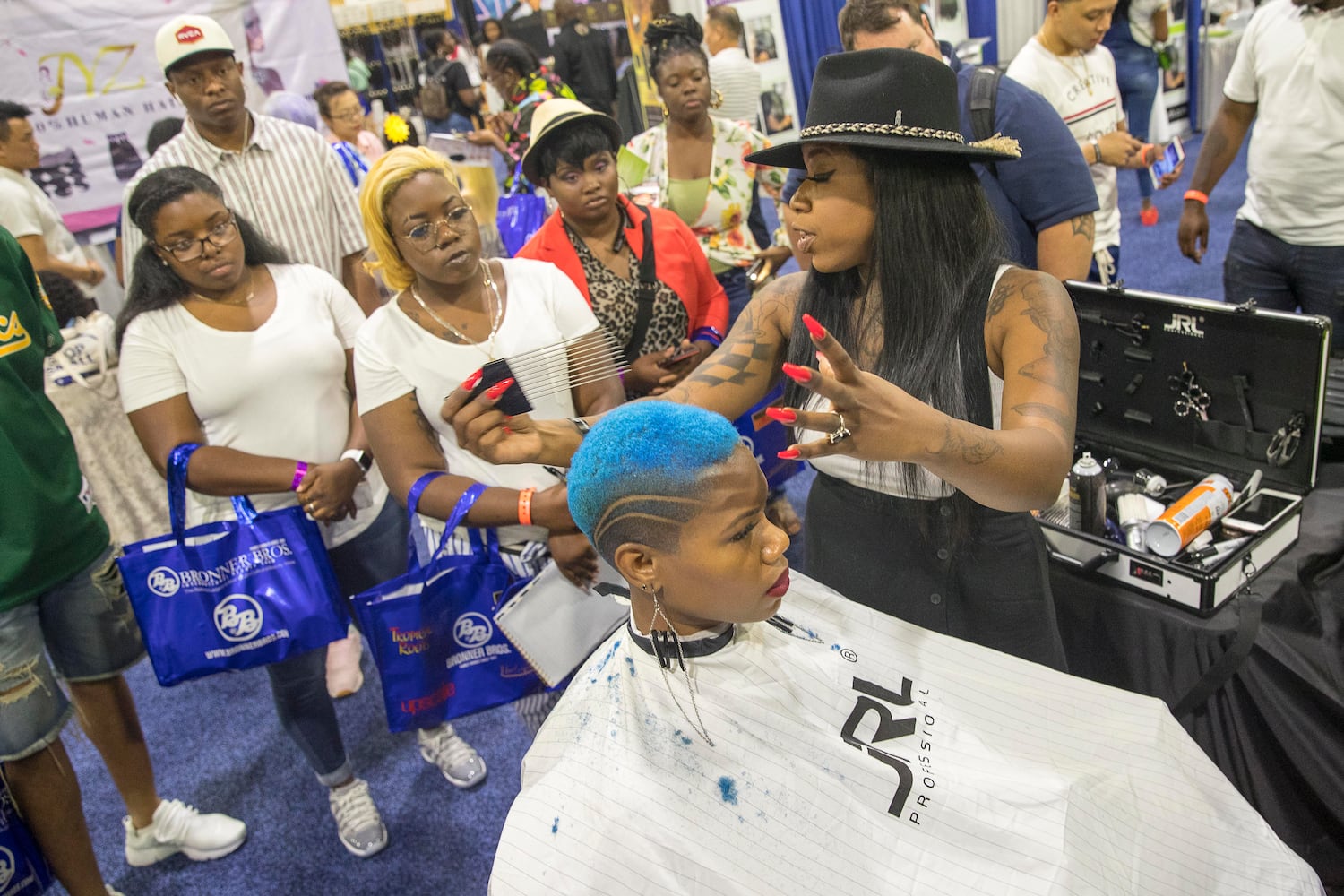 Stylish hair steals the show at Bronner Bros. International Beauty Show in Atlanta