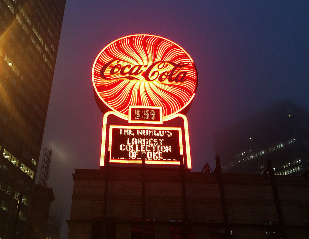 Atlanta's history in neon: Coca-Cola Neon Spectacular