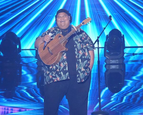 Iam Tongi on the live finale of "American Idol" on Sunday, May 21, 2023. (ABC/Eric McCandless)