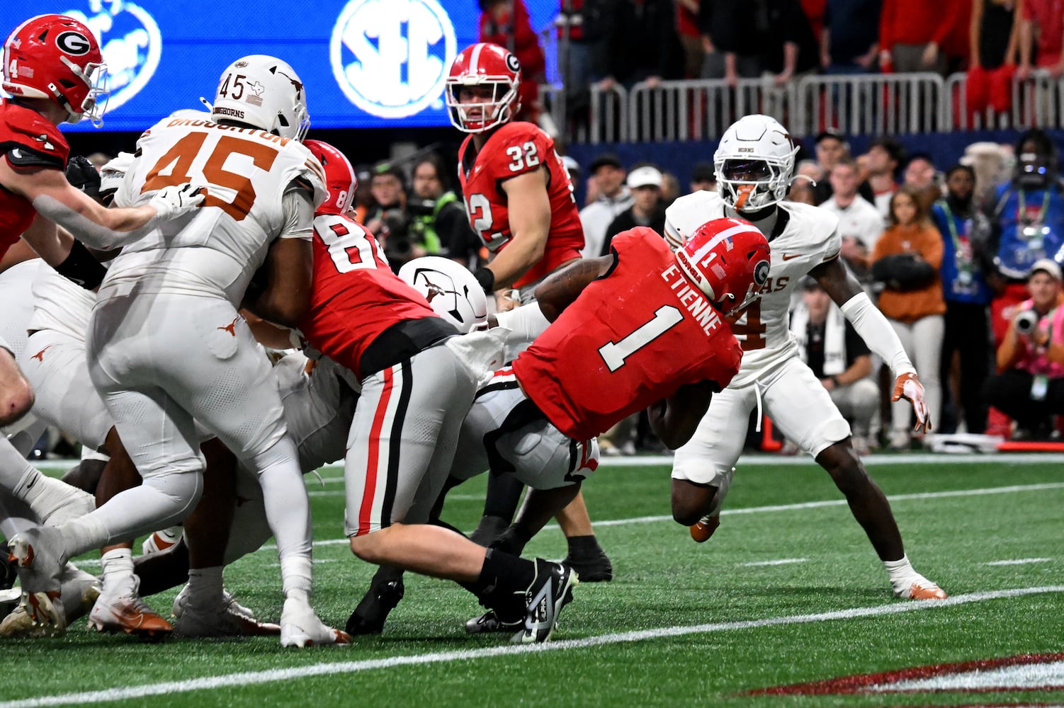 SEC Championship Georgia vs Texas