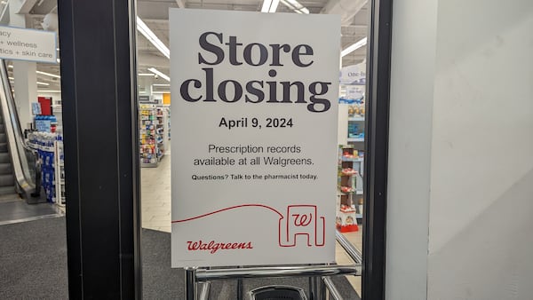 The Walgreens at 25 Peachtree Street in downtown Atlanta will be closing its doors on April 9.