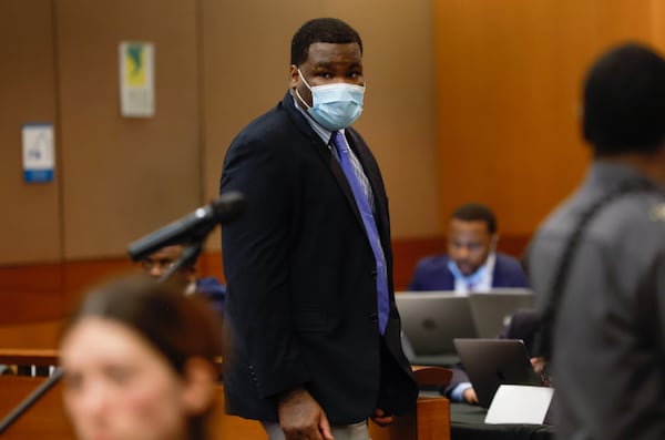 Christian Eppinger, a defendant in YSL/Young Thug trial appears in court for jury selection at Fulton County Courthouse on Wednesday, January 4, 2023. (Natrice Miller/The Atlanta Journal-Constitution/TNS)