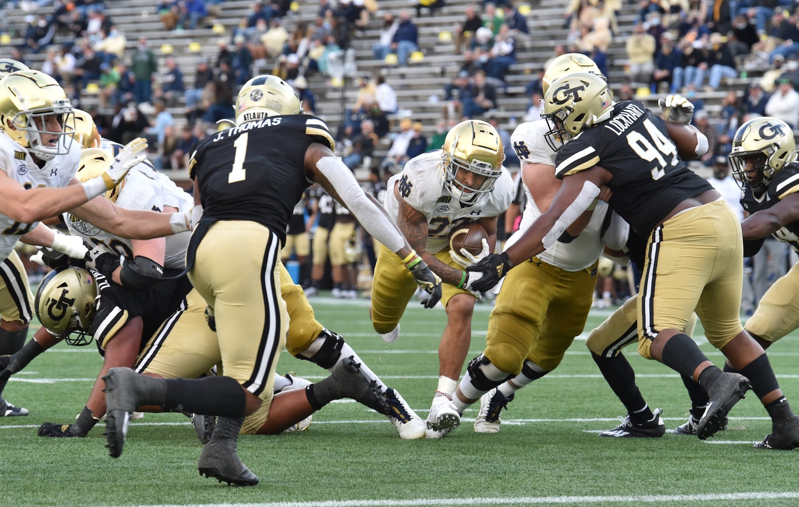 Georgia Tech vs Notre Dame game