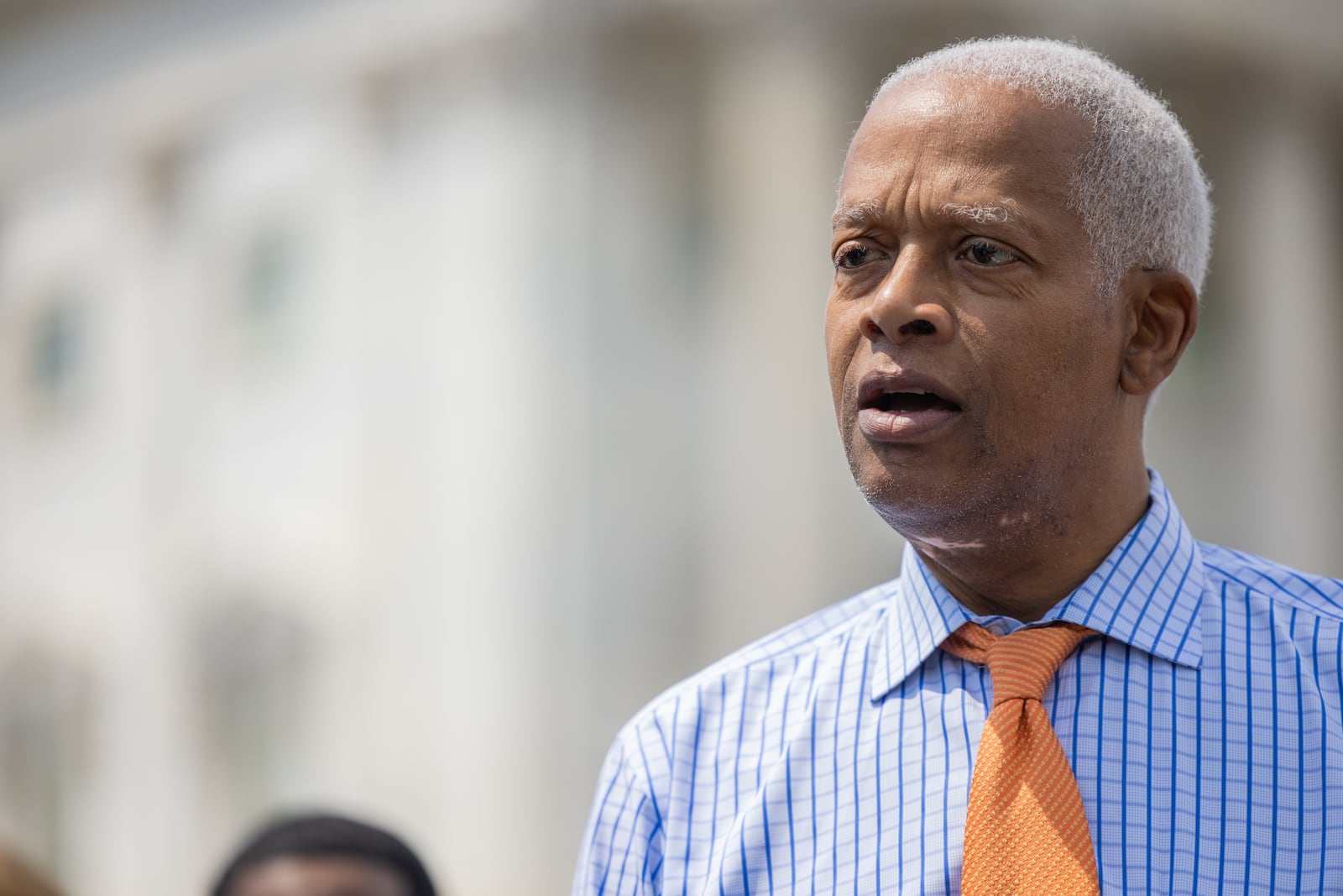 U.S. Rep. Hank Johnson, D-Lithonia, criticized the Supreme Court’s decision to strike down race-conscious admissions in higher education. (Nathan Posner for The Atlanta Journal-Constitution)