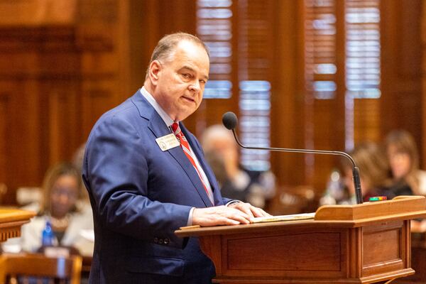 State Rep. Devan Seabaugh, R-Marietta, has been cited on charges of driving under the influence of alcohol, driving under the influence of drugs and five other infractions. The charges involve an Aug. 8 accident in Grant Park when police say he struck a cyclist with his car. (Arvin Temkar / arvin.temkar@ajc.com)