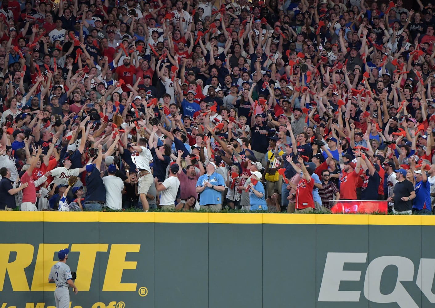 Photos: Acuna hits grand slam as Braves battle Dodgers in Game 3