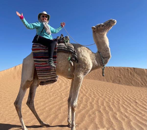 Bonita Armstrong on a trip to Tunisia in February 2023 with Overseas Adventure Travel.