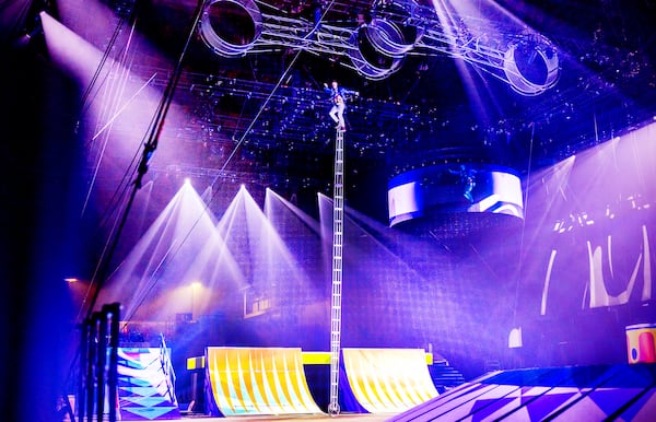 Wesley Williams, also known as "The One Wheel Wonder," is a unicyclist for Ringling Bros. and Barnum & Bailey Circus.  Courtesy of Ringling Bros.