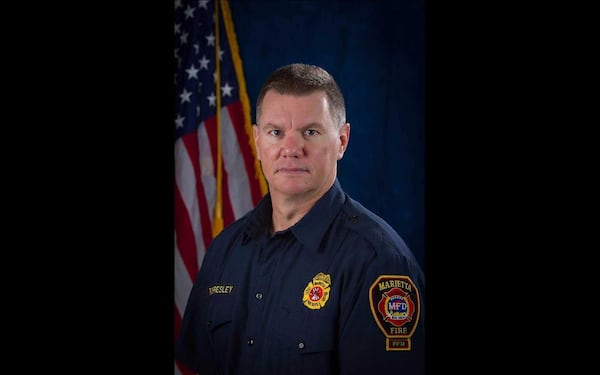 Marietta firefighter Ron Presley