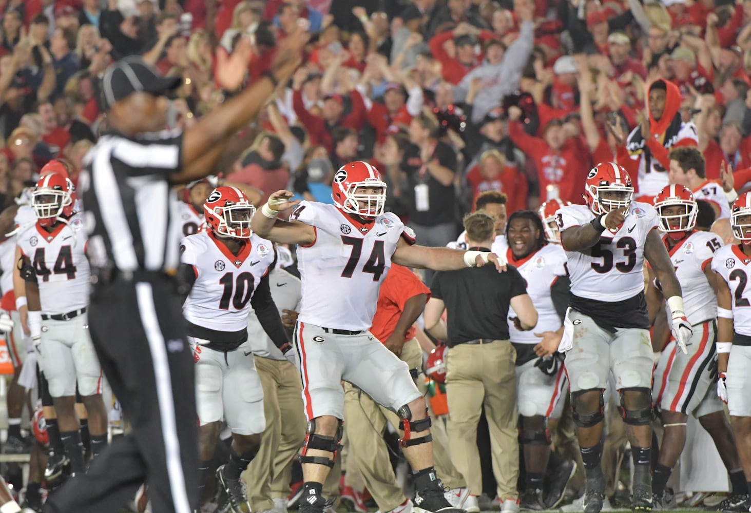 Photos: Bulldogs outlast Sooners in Rose Bowl