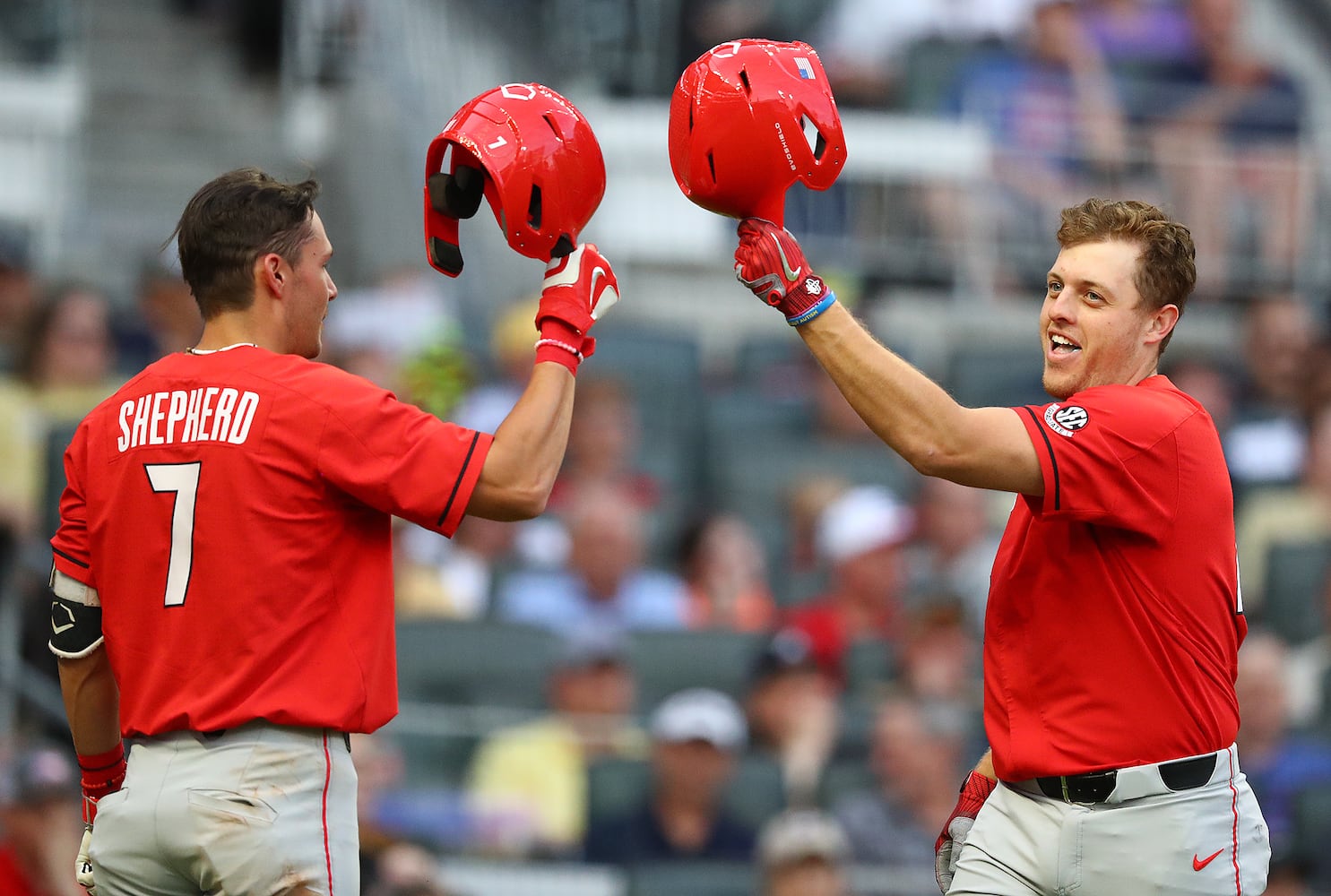 Photos: Tech and Georgia battle in baseball at SunTrust Park