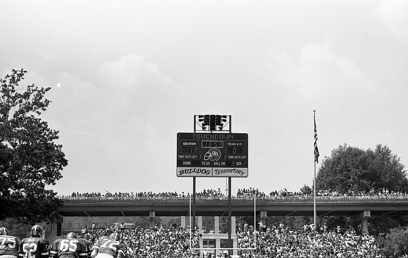 Sanford Stadium through the years