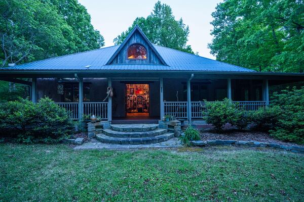 Michael Pierce's straw bale home in Farmington.
(Courtesy of Terry Allen)