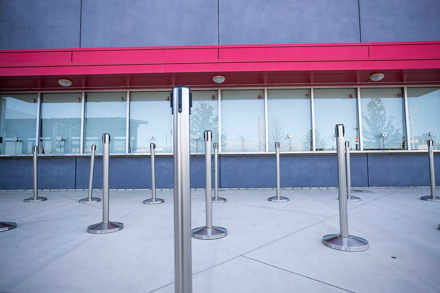 Photos: All quiet at the site for the Final Four