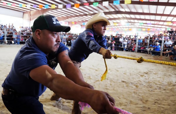 A scene from "Bulls and Saints," telling the story of the "reverse migration" of the Juárez family whose members seek to return home to Mexico after 20 years in the U.S.