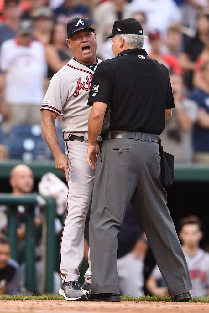 Photos: Culberson injured in Braves’ win over Nationals